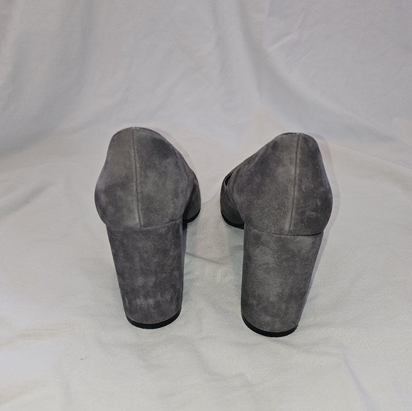 Gray Suede Heels - Picture 6 of 8